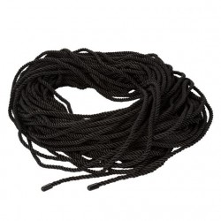 Черная веревка для шибари Bdsm Rope - 50 м.