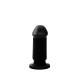 Черный анальный фаллоимитатор Evil Dildo Plug S - 9 см.