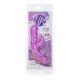 Фиолетовый вибромассажер Up! Scoop it Up! - 17,8 см.