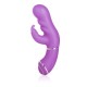 Фиолетовый вибромассажер Up! Scoop it Up! - 17,8 см.