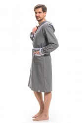 Мужской халат с запахом и карманами Doctor Nap