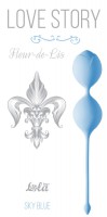 Голубые вагинальные шарики Fleur-de-lisa
