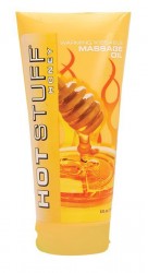 Разогревающее массажное масло с ароматом мёда Hot Stuff Warming Oil - 177 мл.