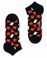 Низкие носки унисекс Hamburger Low Sock с гамбургерами Happy socks Низкие носки унисекс Hamburger Low Sock с гамбургерами Happy socks
