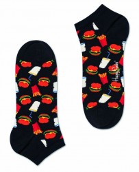 Низкие носки унисекс Hamburger Low Sock с гамбургерами Happy socks