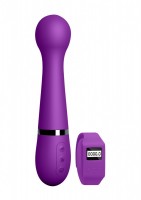 Фиолетовый вибромассажер Kegel Wand - 18,5 см. Фиолетовый вибромассажер Kegel Wand - 18,5 см.