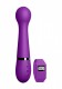 Фиолетовый вибромассажер Kegel Wand - 18,5 см.