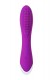 Фиолетовый вибратор с ресничками Jos Desi - 18,5 см.