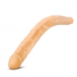 Телесный двусторонний фаллоимитатор B Yours 16 Double Dildo - 40,6 см.