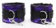 Фиолетово-черные оковы с карабинами