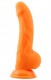 Оранжевый фаллоимитатор Carl.L - 21,8 см.