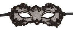 Черная ажурная маска Lingerie Mask Adrien Lastic