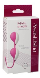 Розовые вагинальные шарики КBalls smooth