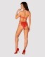 Пикантное кружевное боди Rediosa с открытым лифом Obsessive