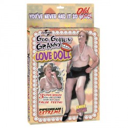 Надувная секс-кукла в виде старушки со вставной челюстью Goo Gobblin Granny Love Doll