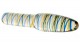 Стеклянный фаллоимитатор с разноцветными спиралями
