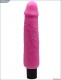 Розовый вибратор-реалистик из ультраскин - 20 см.