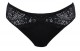 Набор из 2 черных трусиков-слип с кружевными вставками L