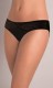 Набор из 2 черных трусиков-слип с кружевными вставками L