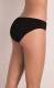 Набор из 2 черных трусиков-слип с кружевными вставками L