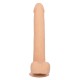 Телесный фаллоимитатор-гигант Size Queen 10 - 30,5 см.
