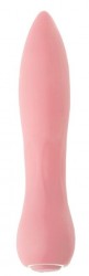 Розовая вибропуля Bobbi - 10 см.