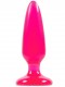 Малая розовая анальная пробка Jelly Rancher Pleasure Plug Small - 10,2 см.