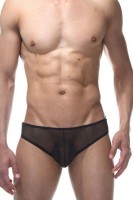 Мужские трусы-слипы с пикантной задней частью из рюшек La Blinque