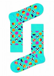 Яркие носки унисекс Clashing Dot Sock с мячиками Happy socks