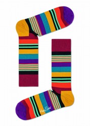 Носки унисекс Mistletoe Sock в полоску Happy socks