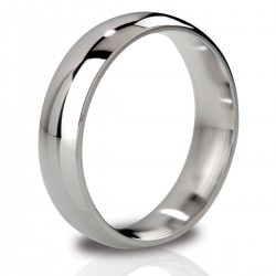 Стальное полированное эрекционное кольцо Earl - 4,8 см.