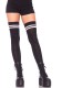 Чулки в спортивном стиле Ribbed Athletic Thigh Highs Leg Avenue