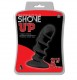 Анальный стимулятор со спиралью Shove Up Silicone Buttplug Black - 12,7 см.