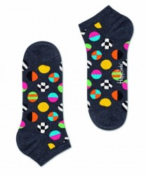 Низкие носки унисекс Clashing Dot Low Sock с цветными мячиками Happy socks