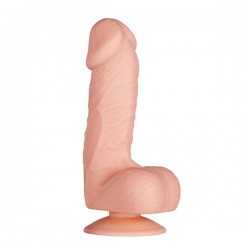 Силиконовый фаллоимитатор на присоске Purrfect Silicone Deluxe Dong 7INCH - 18 см.