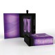 Сиреневый вибратор с двумя сменными насадками Io Lavender - 10,75 см.