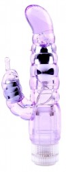 Фиолетовый вибратор-кролик My Dual Pleasure - 21 см. Фиолетовый вибратор-кролик My Dual Pleasure - 21 см.