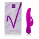 Вибромассажер с клиторальным стимулятором Vr17 - 21,5 см.