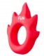 Красное эрекционное кольцо Flame