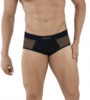 Черные полупрозрачные трусы-брифы Berna Brief Clever Masculine Underwear