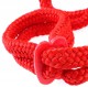 Красная шелковая веревка Ff Love Cuffs Red
