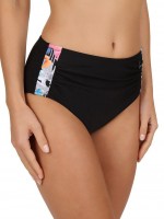 Высокие плавки с цветными вставками с принтом в виде тропических цветов Felina Высокие плавки с цветными вставками с принтом в виде тропических цветов Felina