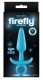 Голубая анальная пробка Firefly Prince Medium - 12,7 см.
