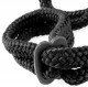 Черная шелковая веревка Ff Love Cuffs Black