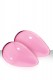 Большие розовые стеклянные вагинальные шарики Crystal Kegel Eggs
