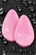 Большие розовые стеклянные вагинальные шарики Crystal Kegel Eggs