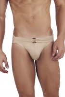 Золотистые мужские трусы-брифы с поясом Flashing Brief Clever Masculine Underwear