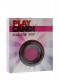 Чёрное силиконовое эрекционное кольцо Play Candi Mallow Pop Black