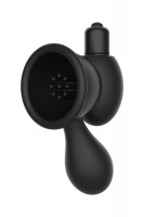 Черные вибронакладки для сосков Vibrating Nipple Teasers Черные вибронакладки для сосков Vibrating Nipple Teasers