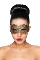 Золотистая карнавальная маска "Антарес" Сумерки богов